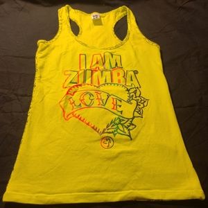 Zumba instructor racerback tank